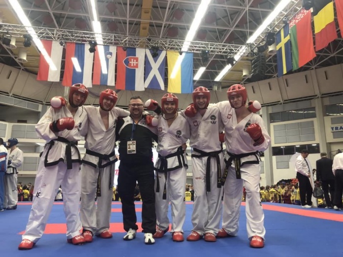 Patryk Łukasiewicz zdobył trzy medale podczas Pucharu Europy Taekwon-do w Rumunii